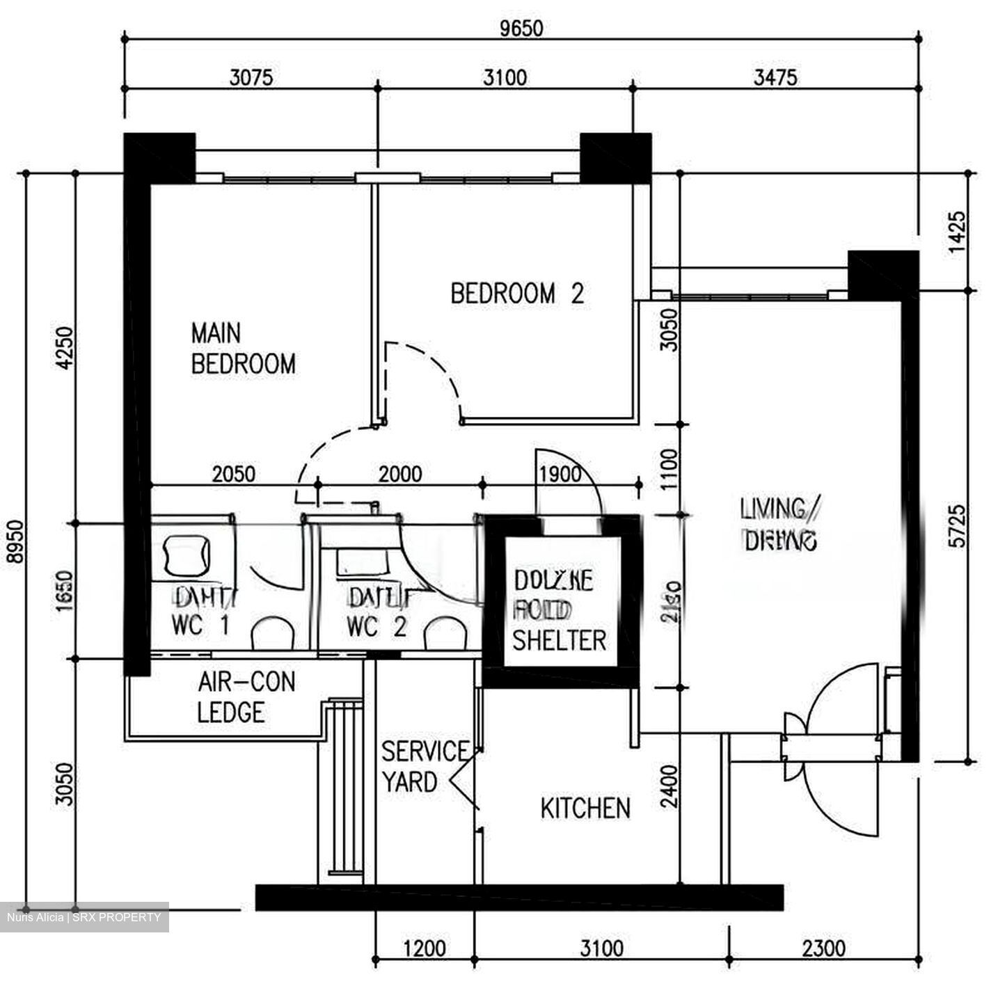 Blk 95B City Vue @henderson (Bukit Merah), HDB 3 Rooms #608532961